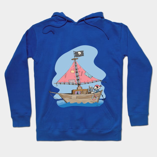 Cute little Pirate Hoodie by schlag.art